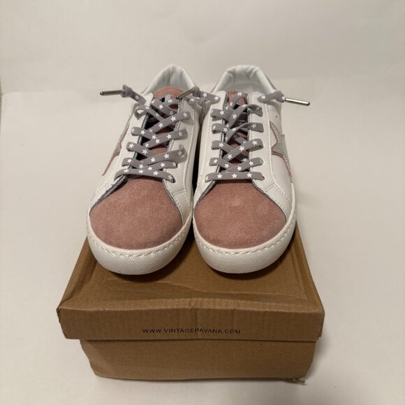 NWB Vintage Havana Bianca White Blush Multi Women’s Sneakers Size 7.5 Boho - Picture 6 of 14
